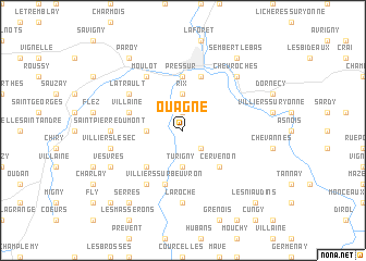 map of Ouagne