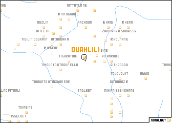 map of Ouahlili