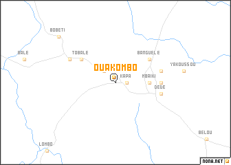 map of Ouakombo