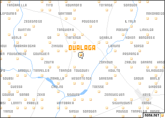 map of Oualaga