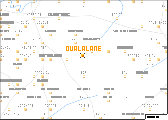 map of Oualalane