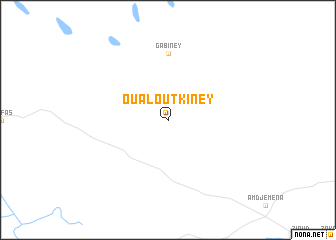 map of Oualout Kiney