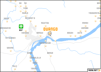 map of Ouango