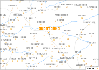 map of Ouantanka