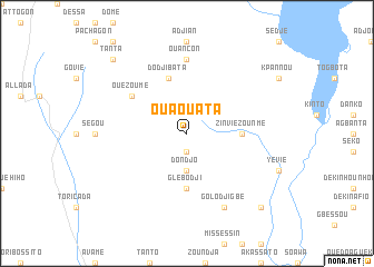map of Ouaouata