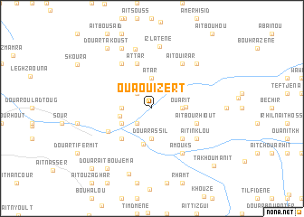 map of Ouaouizert