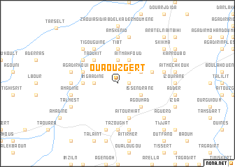 map of Ouaouzgert