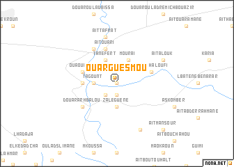 map of Ouarguesmou