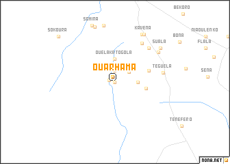 map of Ouarhama