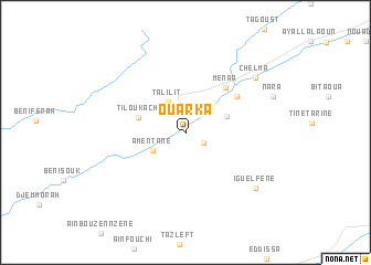 map of Ouarka