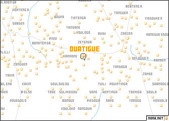 map of Ouatigué