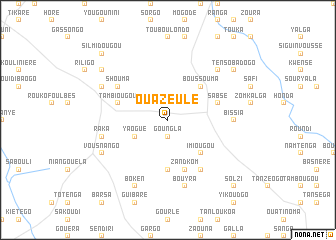 map of Ouazeulé