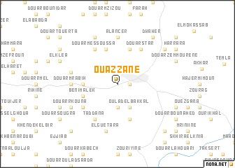 map of Ouazzane