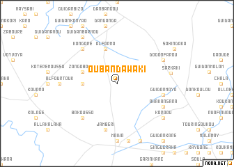 map of Oubandawaki