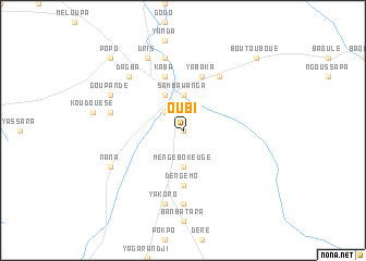 map of Oubi