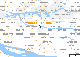 map of Oud-Beijerland
