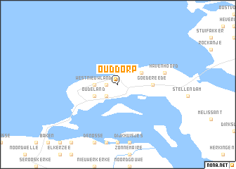 map of Ouddorp