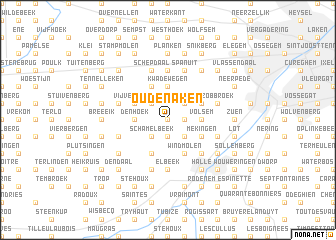 map of Oudenaken