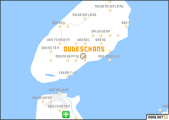 map of Oude Schans