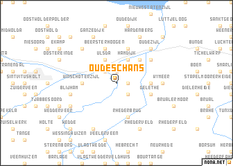 map of Oudeschans