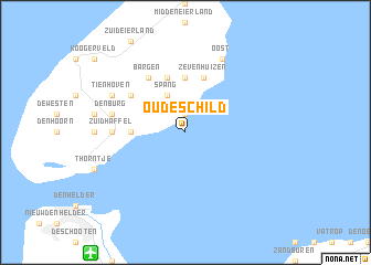 map of Oudeschild