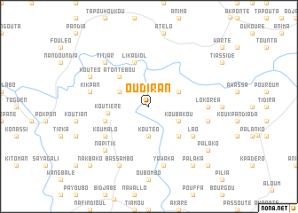 map of Oudiran
