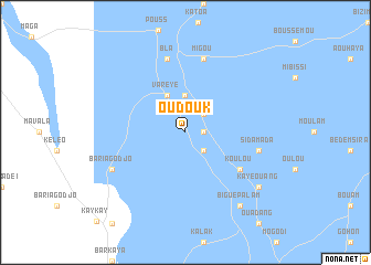 map of Oudouk