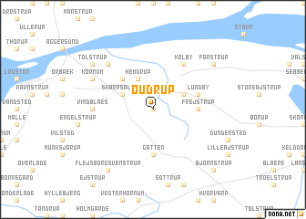 map of Oudrup