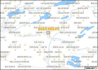 map of Oudshoorn