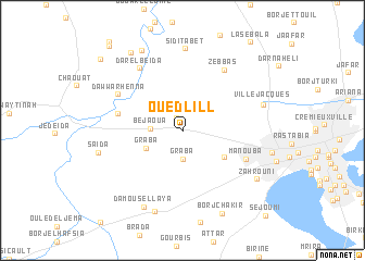 map of Oued Lill