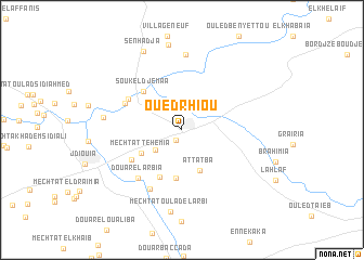 map of Oued Rhiou