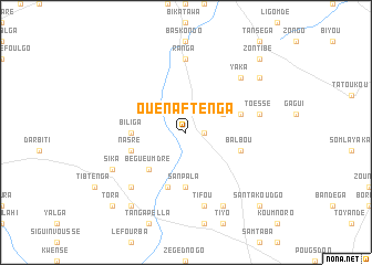 map of Ouenaftenga