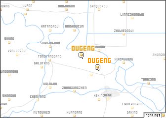 map of Ougeng