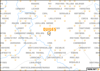 map of Ouides