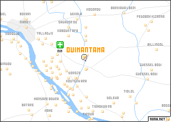 map of Ouiman Tama