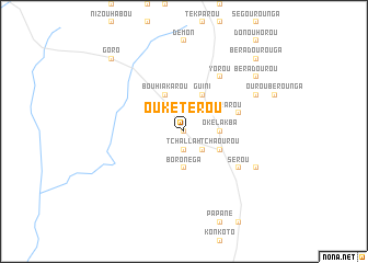 map of Oukétérou