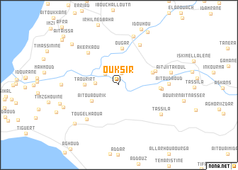 map of Ouksir