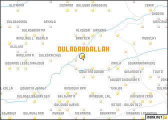 map of Oulad Abdallah