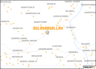map of Oulad Abdallah