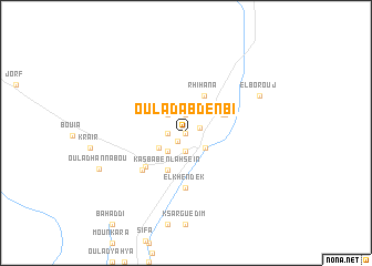 map of Oulad Abdenbi