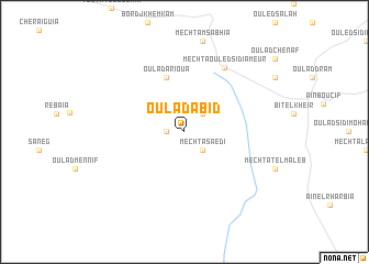 map of Oulad Abid
