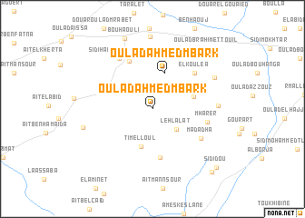 map of Oulad Ahmed Mbark