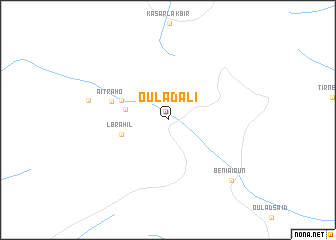 map of Oulad Ali