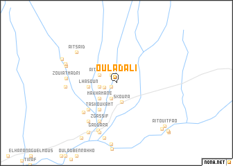 map of Oulad Ali