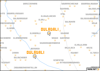 map of Oulad Ali