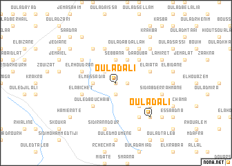 map of Oulad Ali