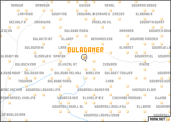 map of Oulad Amer