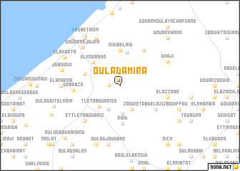 map of Oulad Amira