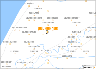 map of Oulad Amor