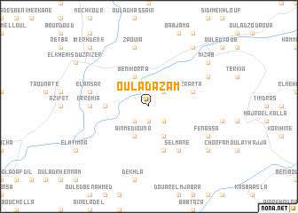 map of Oulad Azam
